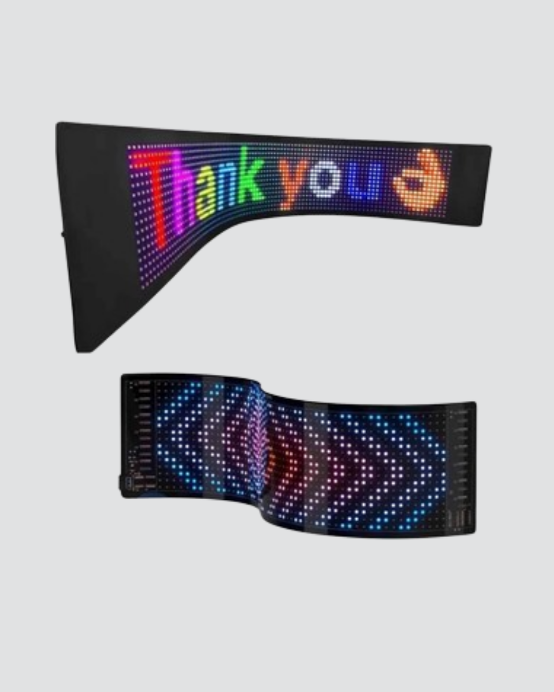 LED Matrix Piksel Panel Işığı USB Uygulama Kontrollü Kaydırmalı Yazı Ekranı