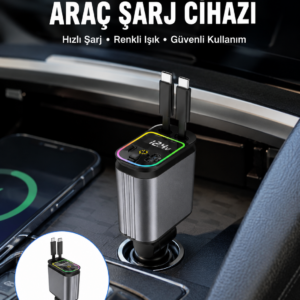 Toyota, Honda, Nissan, Hyundai Araçlar için Çoklu Port Araç Şarj Cihazı Yeni Nesil