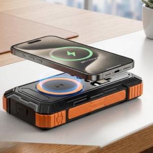 20000 mAh Powerbank Güneş Enerjili Kablosuz Şarj Hızlı Şarj Taşınabilir Batarya (Kopya)