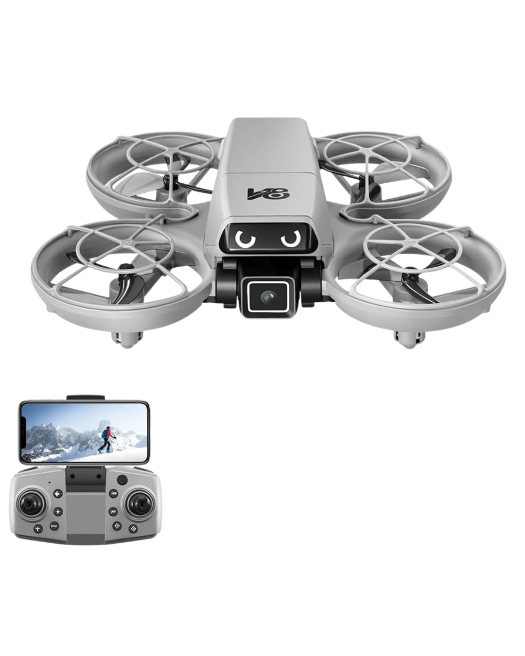 Kameralı Mini Drone Optical Flow Hover APP Kontrollü