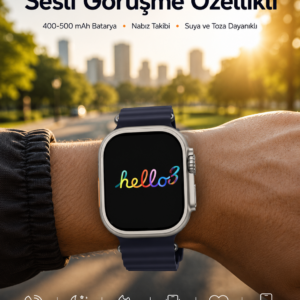 Yeni Nesil Arama Cevaplayan Uyku ve Sağlık Takibi GPS Özelliği