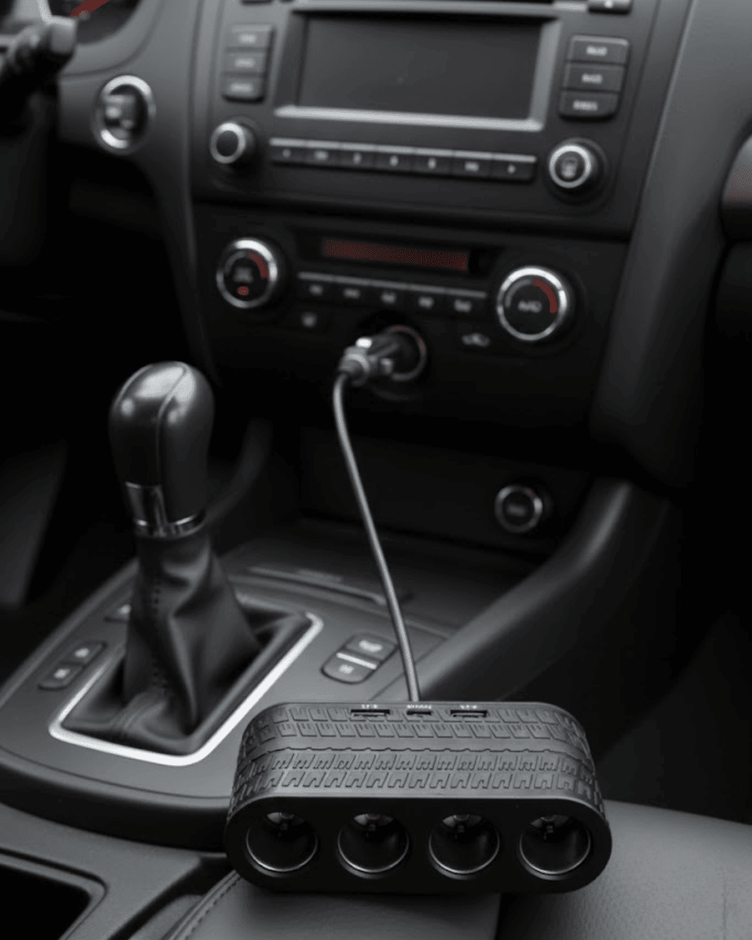 Araçlar İçin 4’lü Çakmak Çoklayıcı Type C USB ve Koruma Sistemli