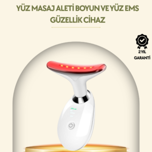 Kompakt ve Taşınabilir Cilt Bakım Cihazı – 3 Fonksiyonlu, USB Şarjlı, LED Işıklı Güzellik Aleti