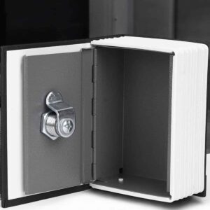 Gizli Kasa Kitap Görünümlü Anahtarlı Çelik Mini Kasa