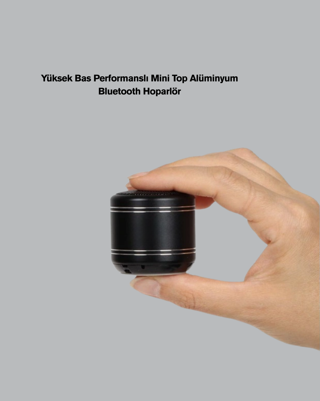 Taşınabilir Silindir Tasarım Bluetooth 5.0 Hoparlör Yüksek Bas Performanslı Yeni Nesil