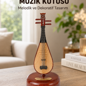 Enstrüman Şeklinde Müzik Kutusu Lüt Tasarım Melodious Music