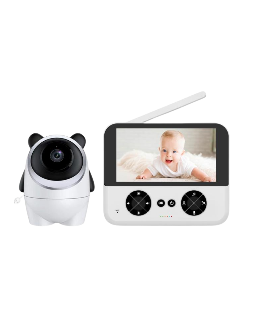 Gece Görüşlü Güvenli Bebek Monitörü 720P HD Görüntü Yeni Nesil