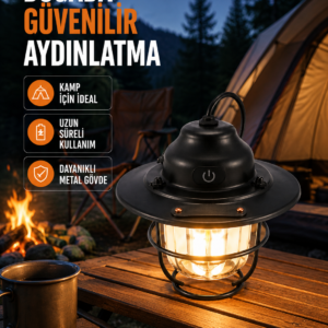 Uzun Ömürlü Bataryalı Outdoor LED Gece Lambası