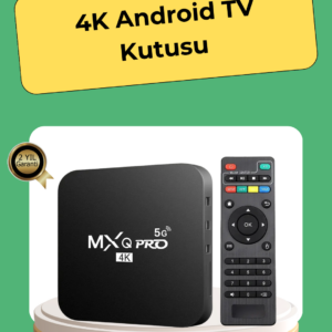 4K Ultra HD TV Box – 2GB RAM, 16GB Hafıza, Android Akıllı Medya Oynatıcı