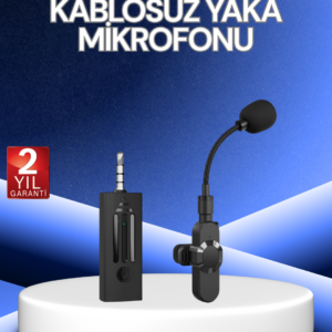 2.4 GHz Düşük Gecikmeli Kablosuz Ses Kayıt Mikrofonu