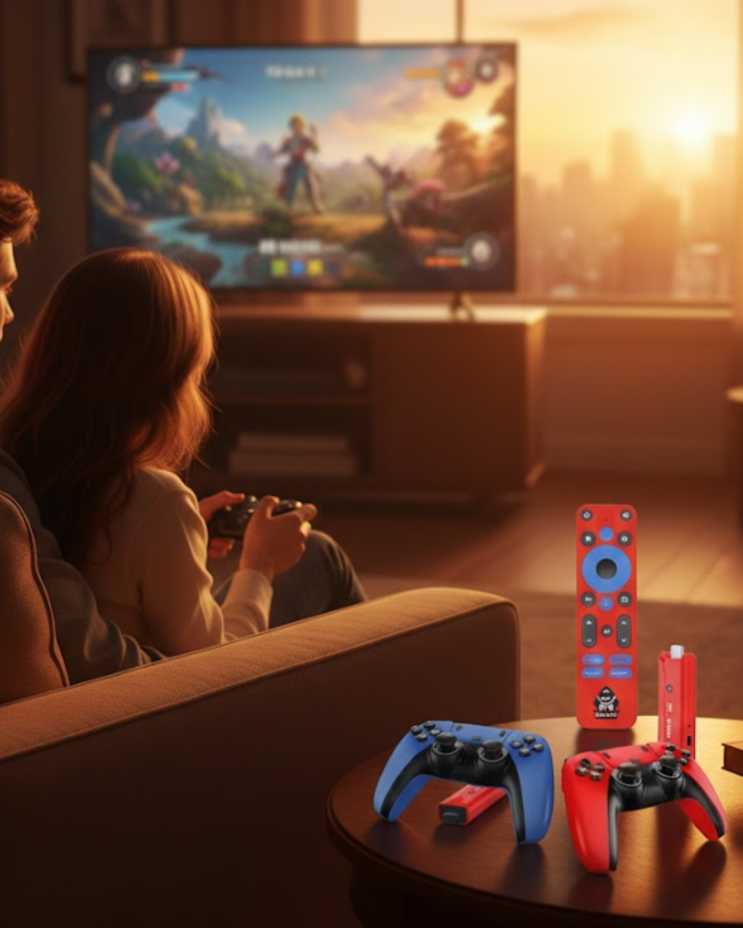 Android TV Game Stick 10K HD 3D Oyun Destekli 64GB Konsol