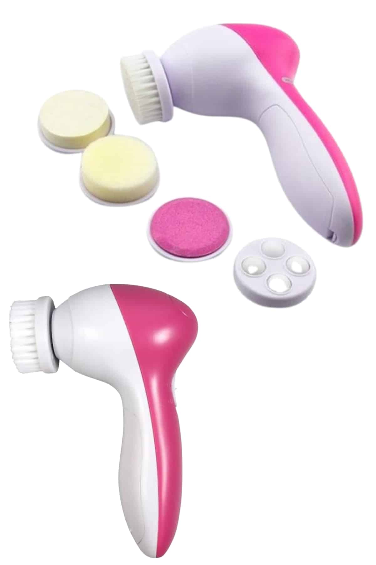 5 Başlıklı Cilt Temizleme Cihazı Ultra Kaliteli Yumuşak Kırşıklık Karşıtı Yeni Nesil