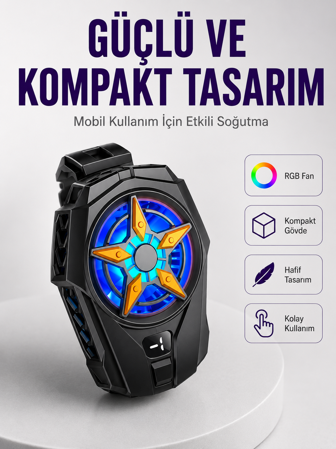 Oyun Performansı İçin Profesyonel Telefon Soğutucu Yeni Nesil