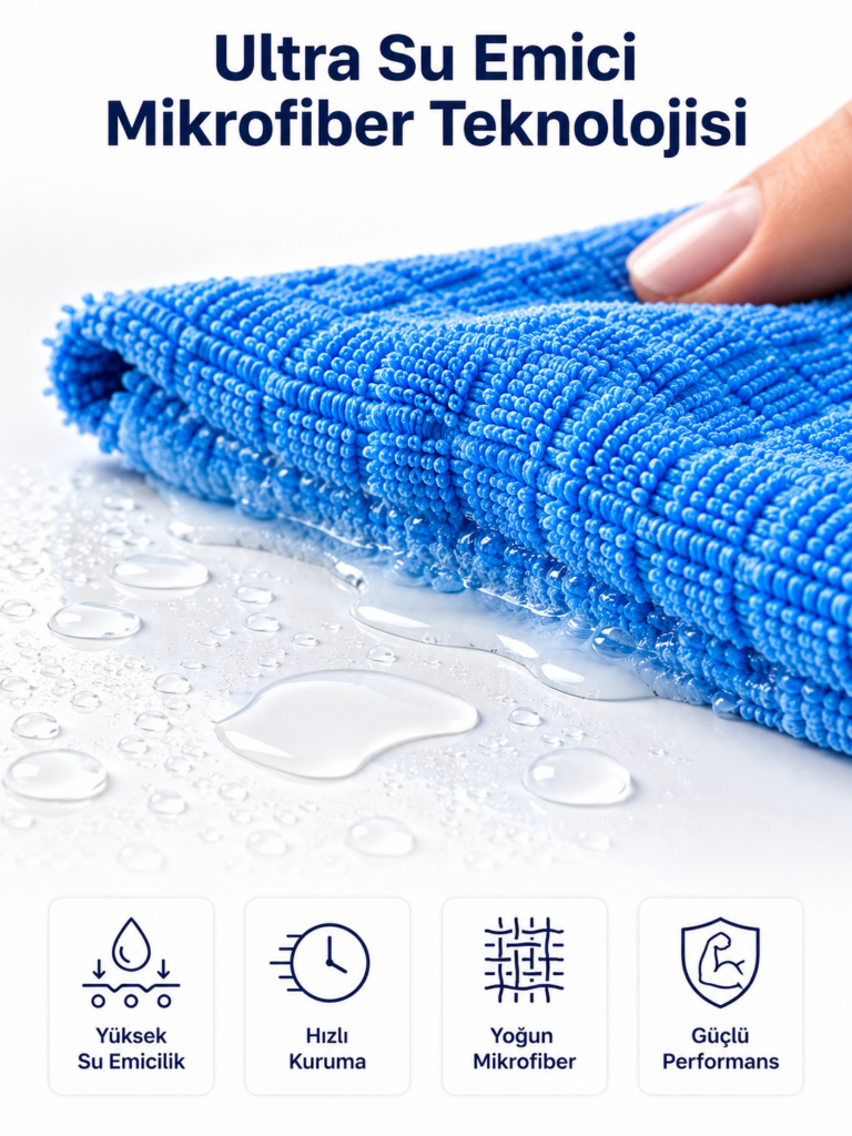 40x40 Mikrofiber Temizlik Bezi İz Bırakmayan Cam Ayna Mobilya Mutfak Temizlik Bezi