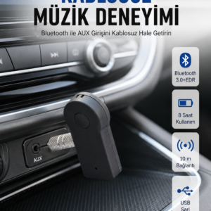 Kablosuz Bağlantı ile Müzik ve Görüşme Araç Kiti