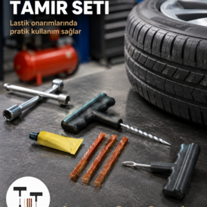 Acil Durumların Kurtarıcısı Çok Amaçlı Lastik Tamir Seti