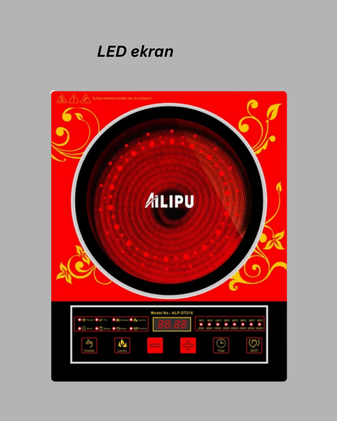 LED Ekranlı Ocak