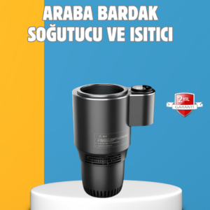 Dijital Ekranlı Akıllı Bardaklık Araç İçi Termal Isıtıcı Soğutucu