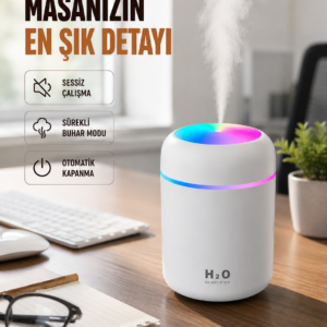 Kompakt Boyutlu Nemlendirici – 30-45ml/h Buhar Kapasiteli