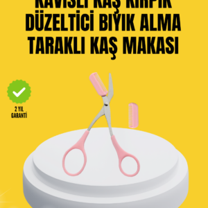 Kaş, Kirpik ve Tırnak Çevresi Temizliği İçin Çok Fonksiyonlu Makas