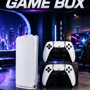 Game Box 3D Çift Oyun Kollu 4K HD Ekran 20000'den Fazla Oyun Seçeneği 2.4G Kablosuz