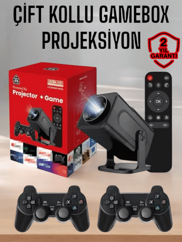 Çift Kollu Game Box ve Android Projeksiyon Cihazı