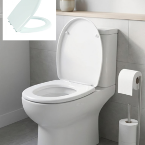 Standart Klozet Kapağı Kolay Montaj Dayanıklı Plastik Universal Uyumlu Tasarım