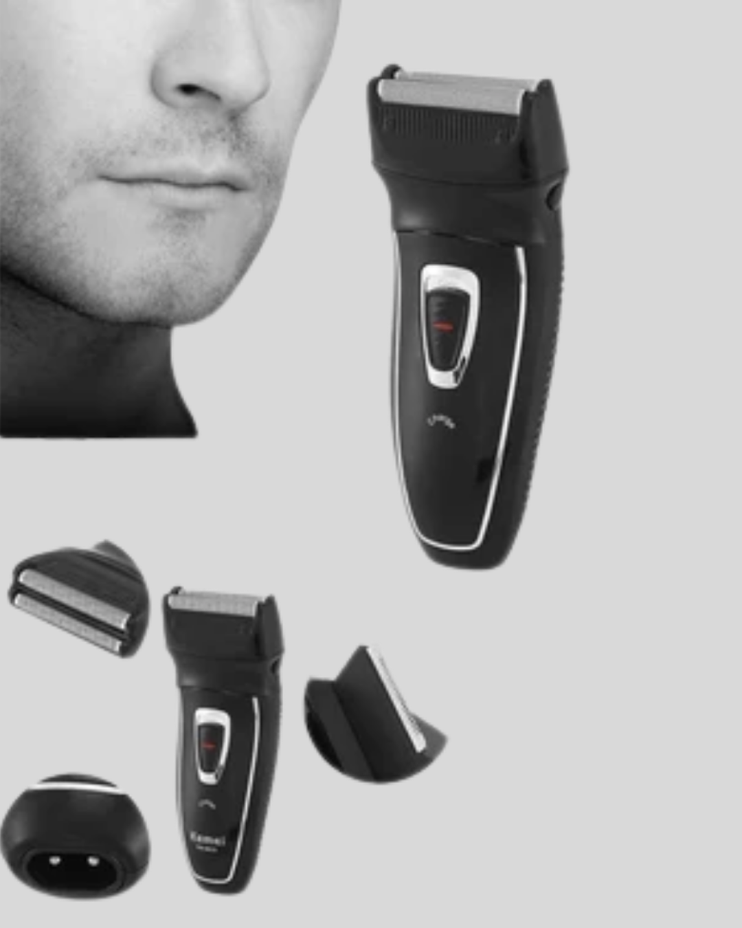 Unisex Şarjlı Saç ve Sakal Kesme Makinesi – Sessiz Motor, 1–12 mm Ayarlanabilir Başlık