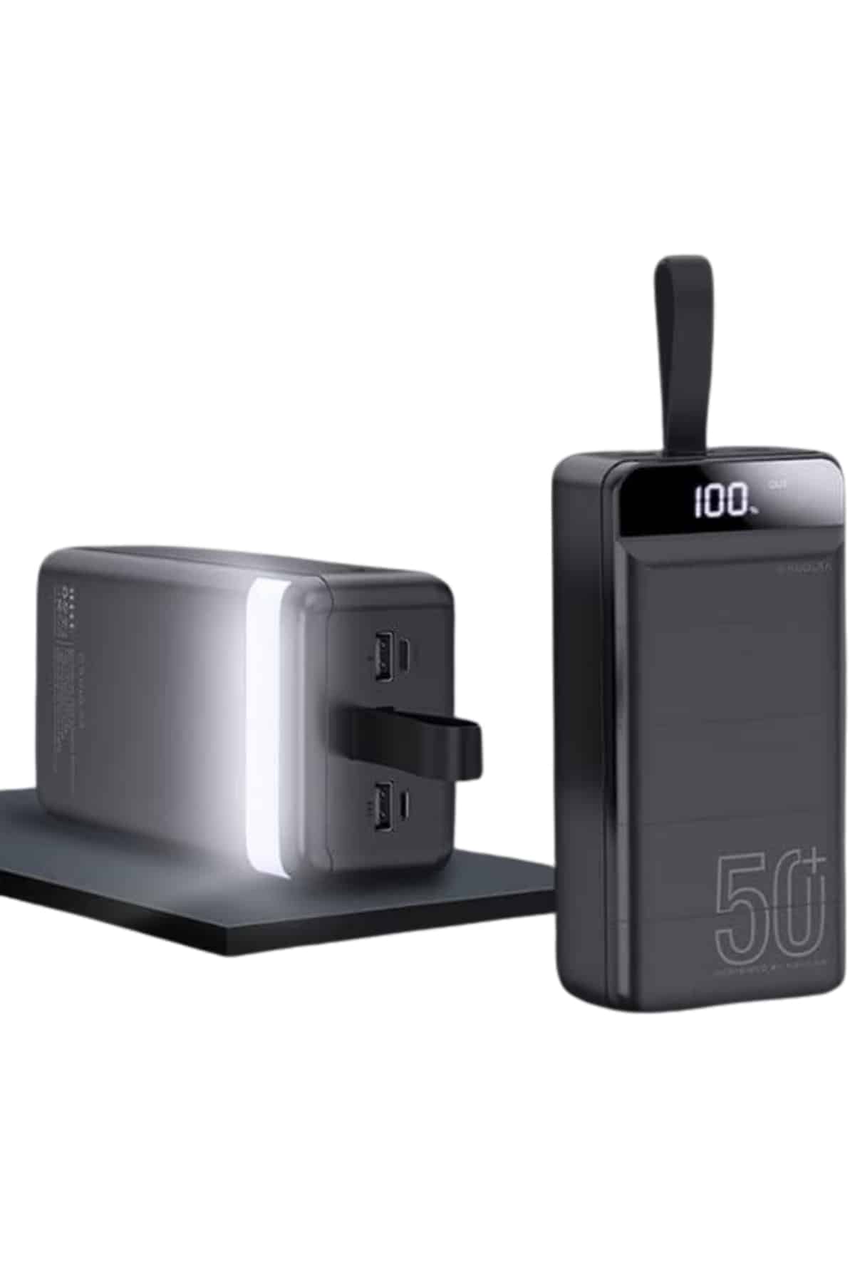 Powerbank 50.000 Mah Dijital Göstergeli Taşınabilir 4 Portlu Hızlı Powerbank Yeni Nesil