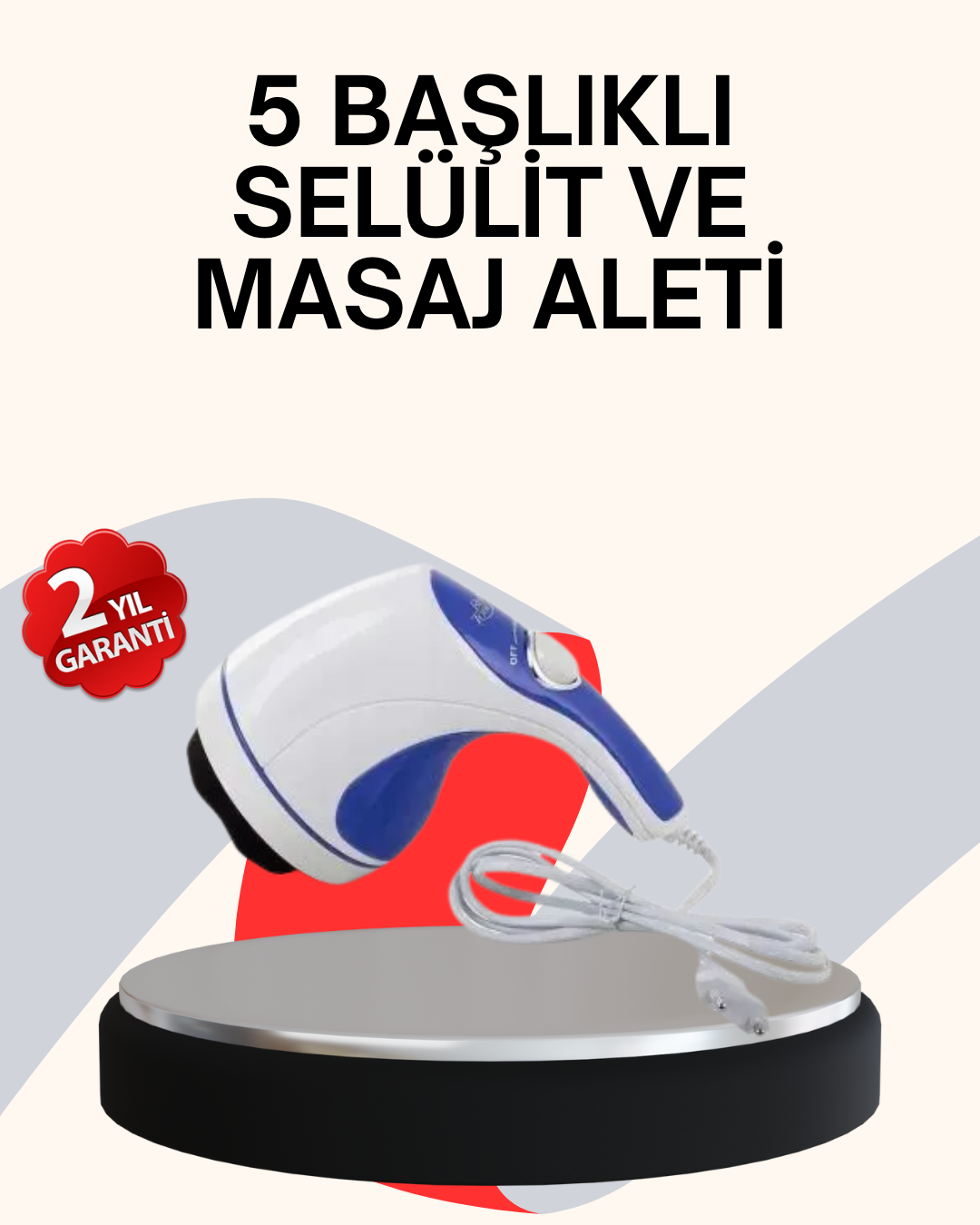 Taşınabilir Elektrikli Masaj Cihazı – Selülit ve Yağ Karşıtı