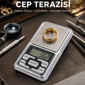 Taşınabilir Dijital Cep Terazisi 5 Ölçüm Birimli Yeni Nesil