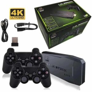 Game Stick 20000 Oyun Kablosuz Çift Kol Retro Oyunlar Game Stick Atari 2.4g 4K