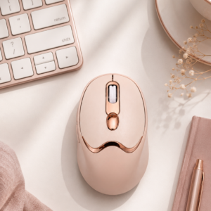 Bluetooth ve 2.4G Destekli Sessiz Kablosuz Mouse Şarjlı Tasarım