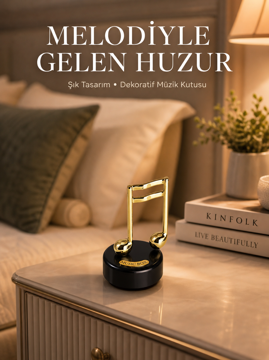 Nota Figürü Müzik Kutusu Melodious Model Yeni Nesil