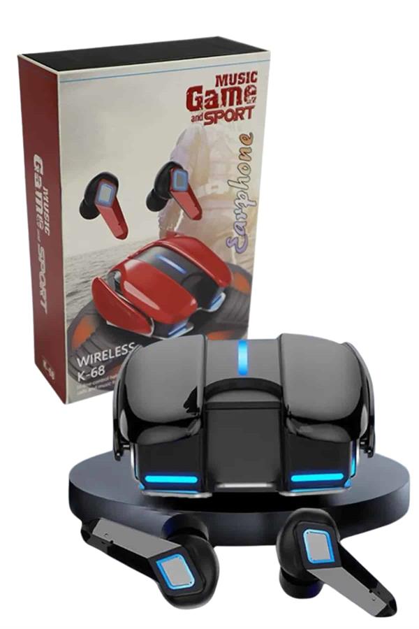 Oyuncu Kulaklığı Bluetooth Kulaklık Kablosuz RGB Işıklı Gamer Kulaklık Gürültü Önleyici