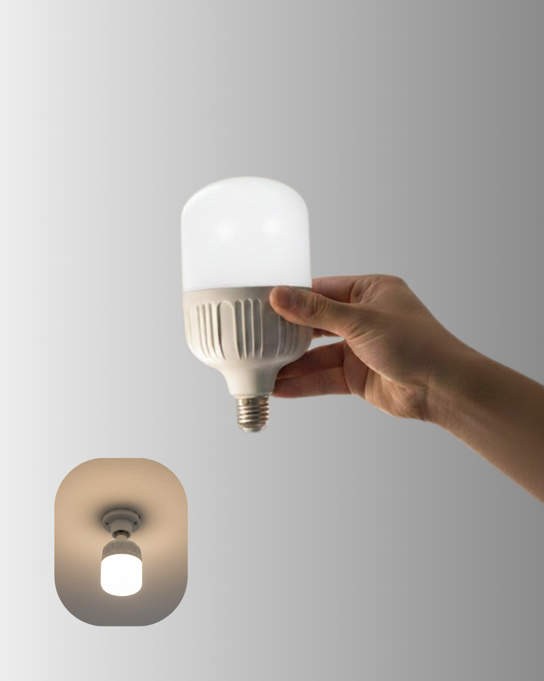 Acil Durumlara Uygun Şarjlı Torch LED Ampul 30 Watt Yeni Nesil