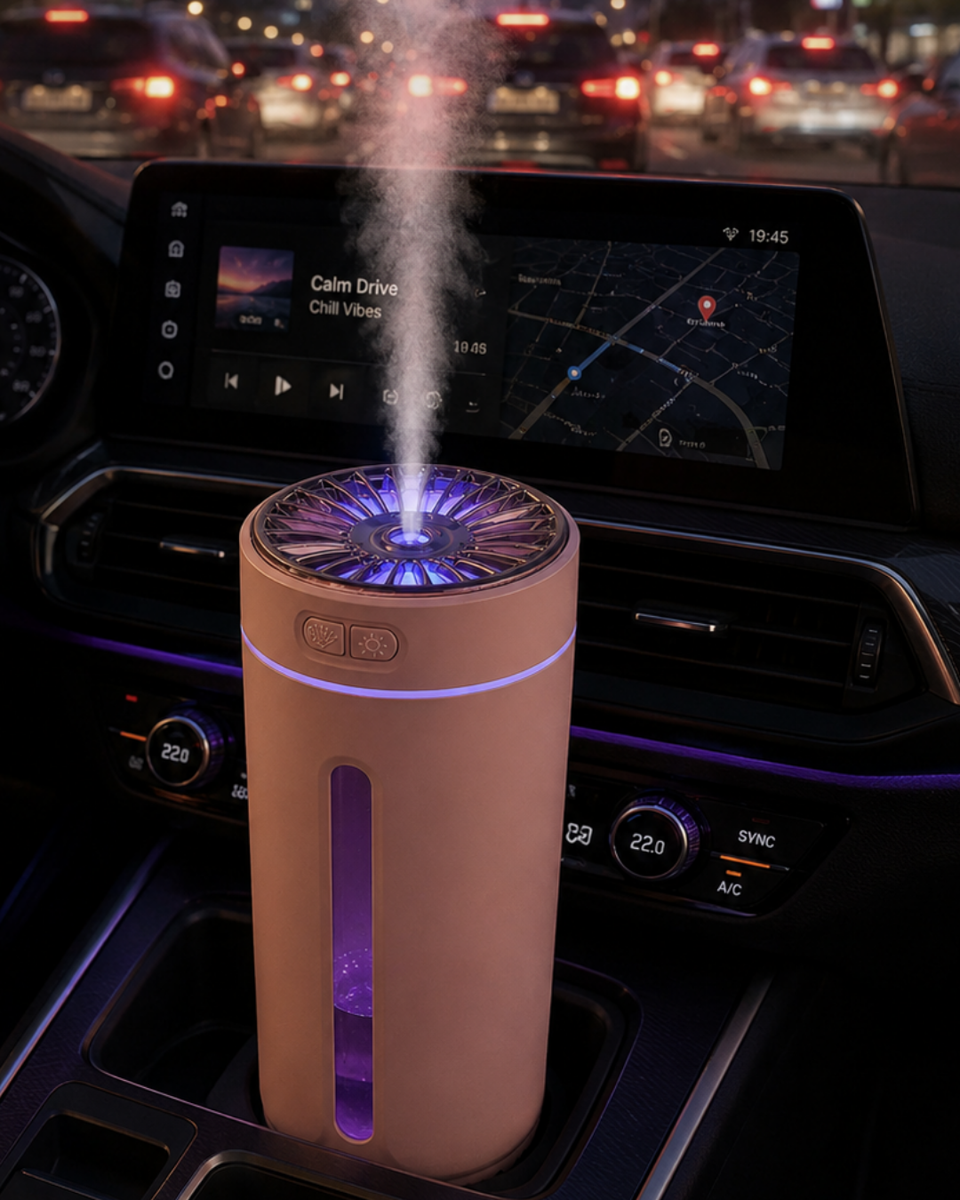 Ultra Sessiz Çalışan Şarjlı Hava Nemlendirici ve Aroma Difüzörü
