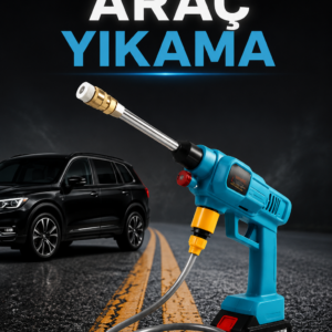 Şarjlı Ve Yüksek Basınçlı Oto Yıkama Makinesi Ve Sulama Tabancası Bahçe Yıkama Makinesi