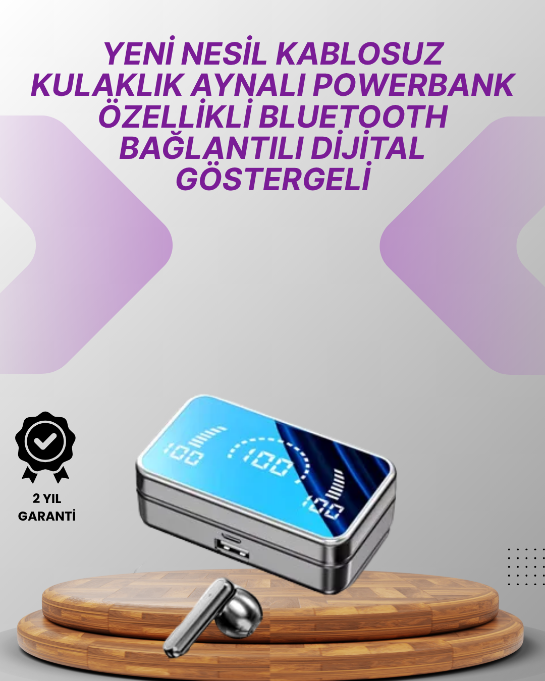 S20 Kablosuz Kulaklık – 360° Surround Stereo Ses Sistemi ile Derin Ses Deneyimi