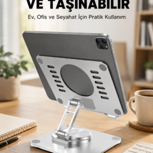 Taşınabilir Katlanır Tablet Braketi Masaüstü Stand Yeni Nesil