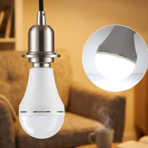 Elektrik Kesintisinde Yanan Şarjlı LED Ampul E27 6500K Güçlü Işık