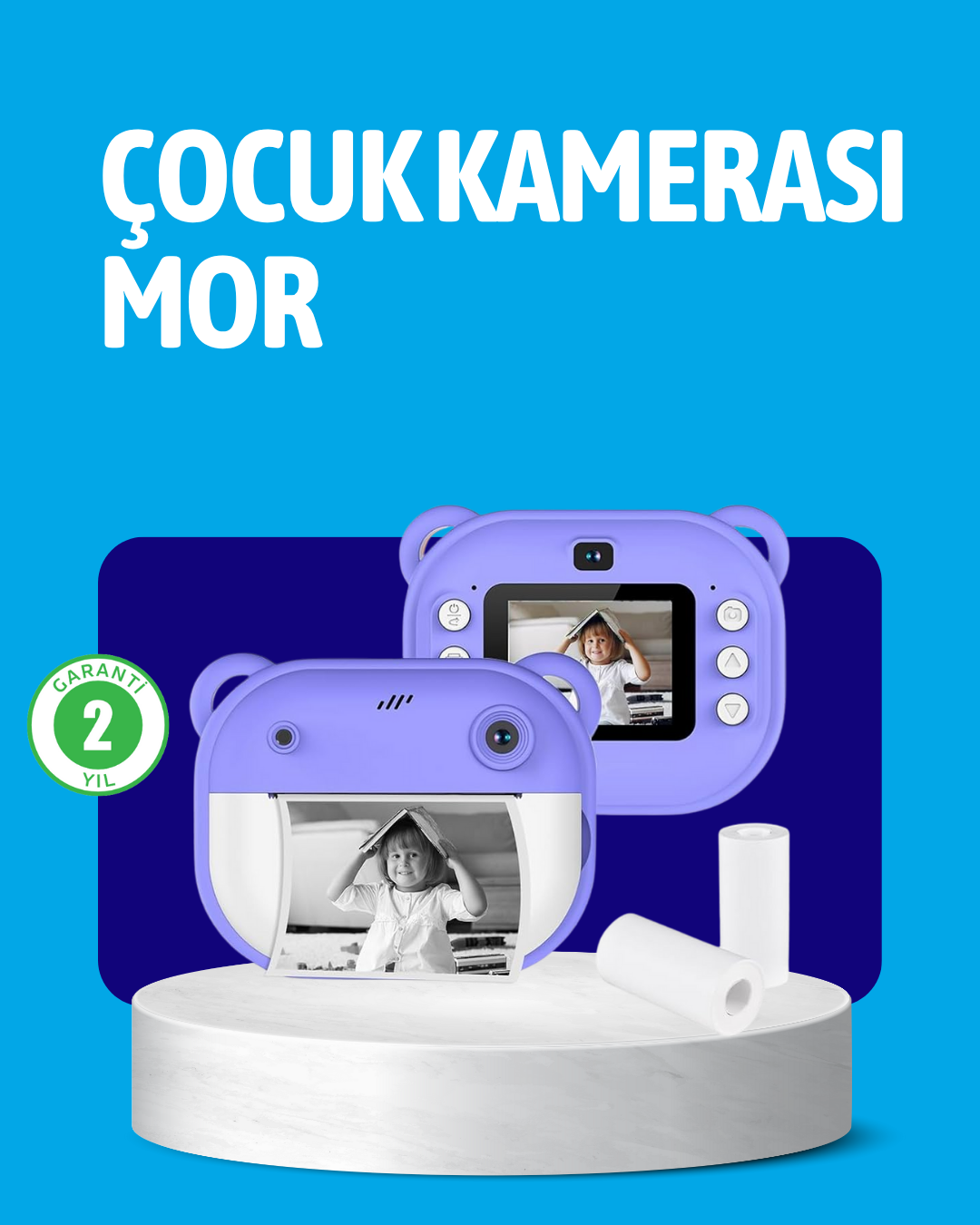 Anında Baskı Özellikli Çocuk Kamerası