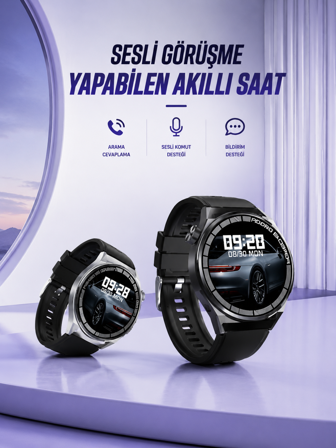 GT8 AKILLI SESLİ GÖRÜŞME YAPABİLEN SAAT