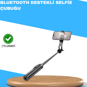 Uzaktan Kumandalı Bluetooth Selfie Çubuğu– 130 cm Ayarlanabilir