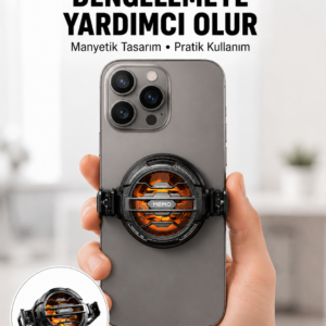 Mobil Oyunlar İçin Serinletici Telefon Fanı | Sessiz Çalışma | Geniş Kıskaçlı Tasarım Yeni Nesil