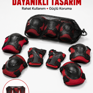 Kaykay Paten Scooter Bisiklet Koruyucu Ekipman Seti Darbe Emici Koruma