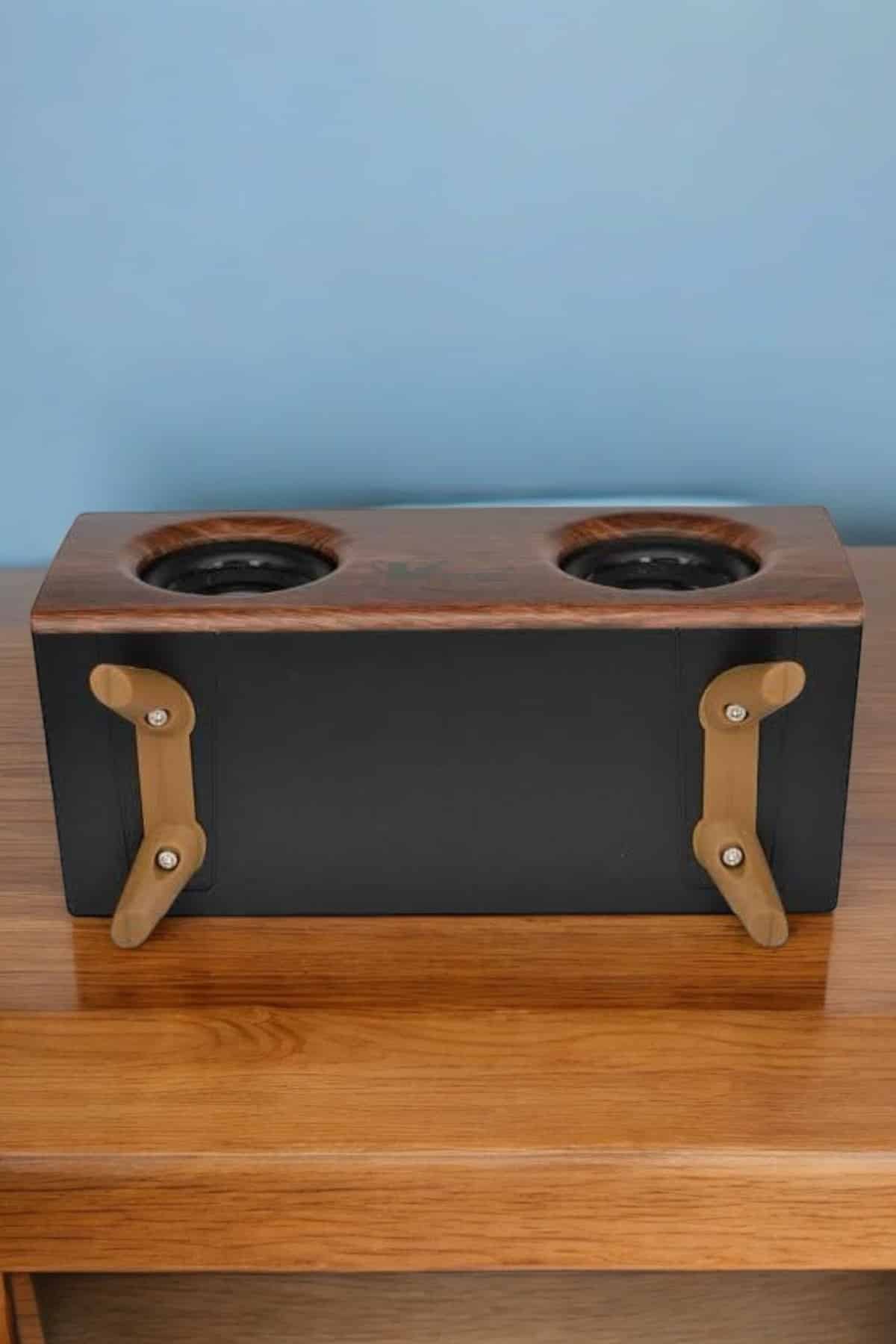 Bluetooth Hoparlör Ahşap Klasik Retro Gramofon Bluetooth Müzik Kutusu