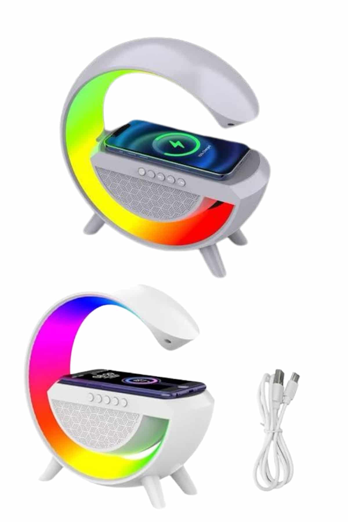Yeni Nesil Bluetooth Hoparlör Speaker 5.0 Taşınabilir G Şeklinde Powerbankli Yeni Nesil