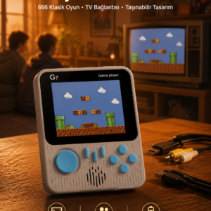 Oyun Konsolu Retro Oyun Konsolu Tv'ye Bağlanabilir Taşınabilir