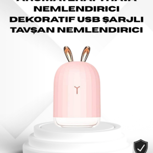 Ultrasonik Hava Nemlendirici 200 ml Aroma Difüzör LED Işıklı Sessiz